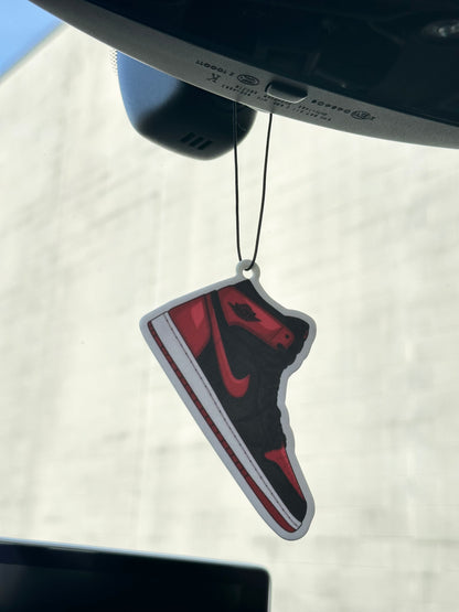 AJ1 Bred Sneaker Air Freshener